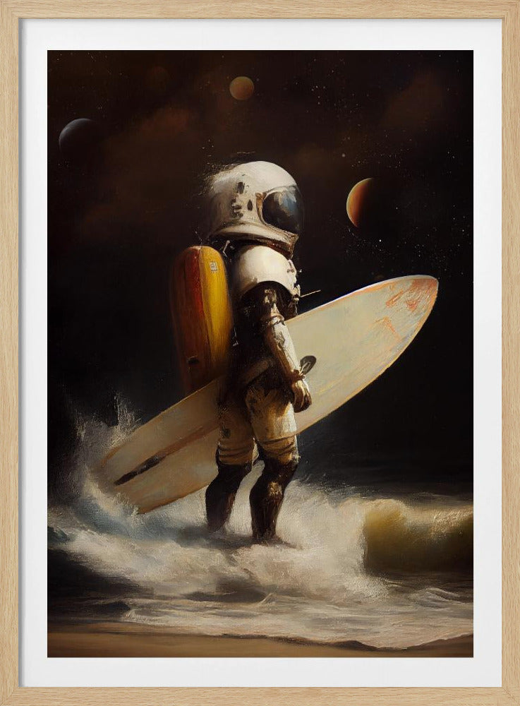 Mijn Space Surfing Dag | Poster