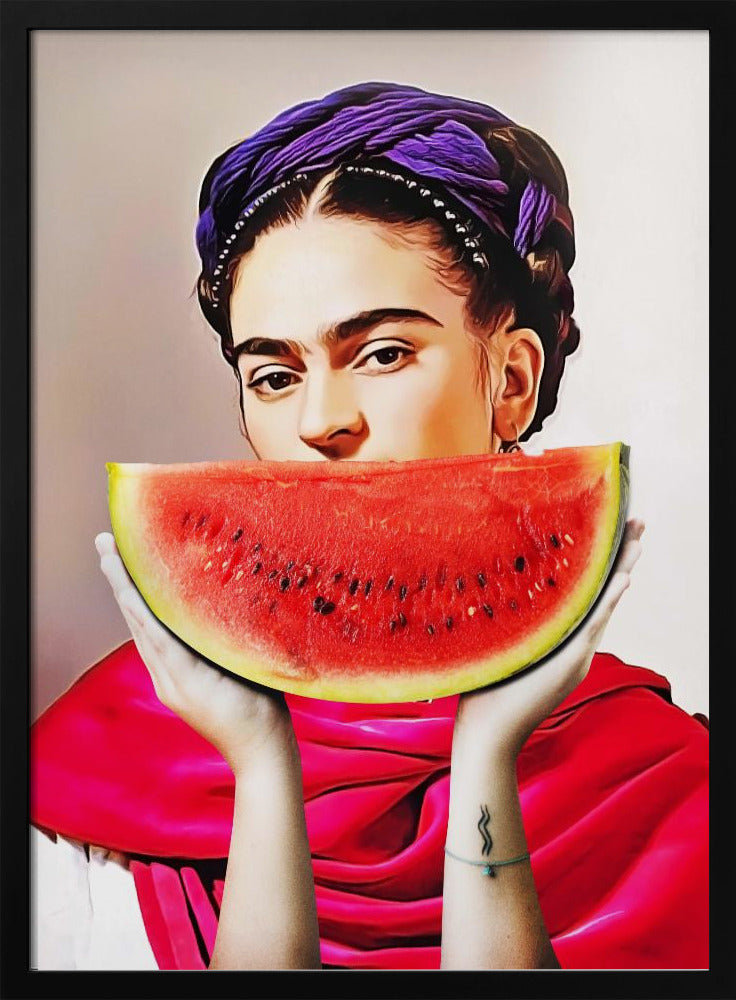 Watermeloen Frida | Poster