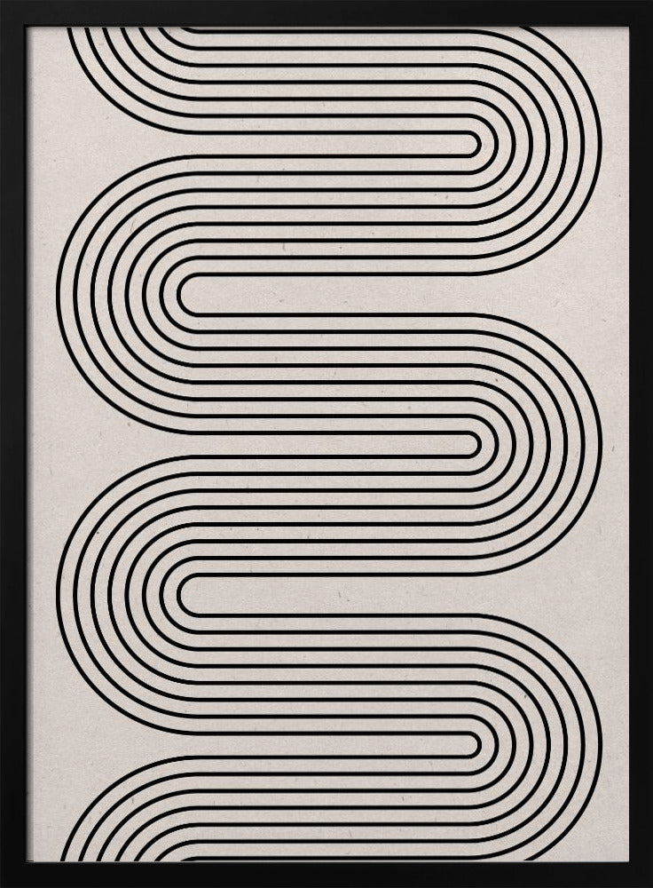 Curved Lines Symphony | Poster