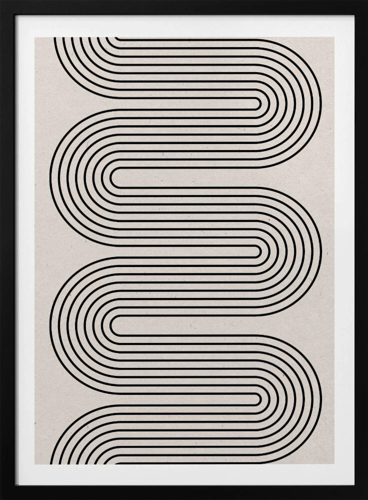 Curved Lines Symphony | Poster