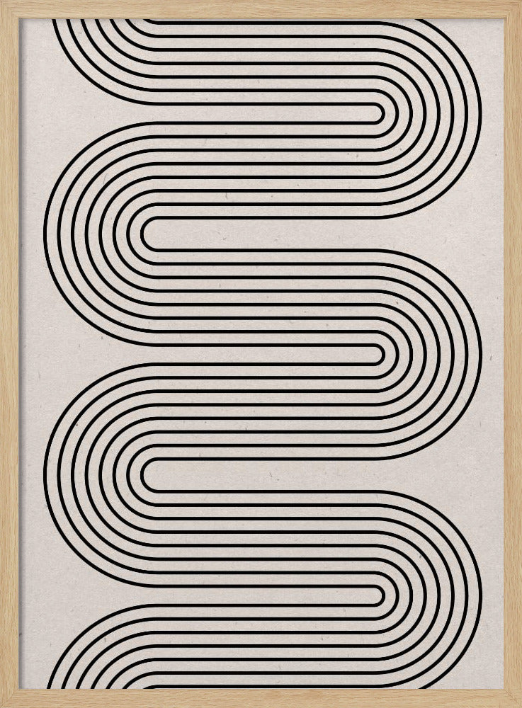 Curved Lines Symphony | Poster
