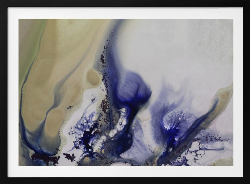 Wervelingen van het waterlandschap. | Poster