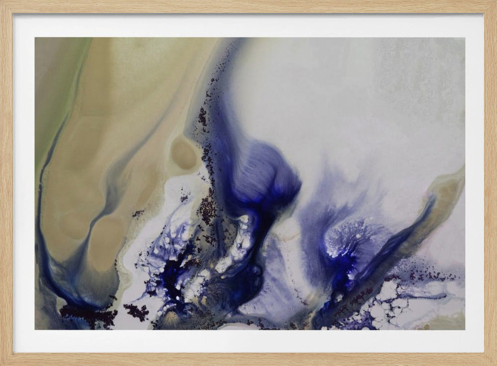 Wervelingen van het waterlandschap. | Poster