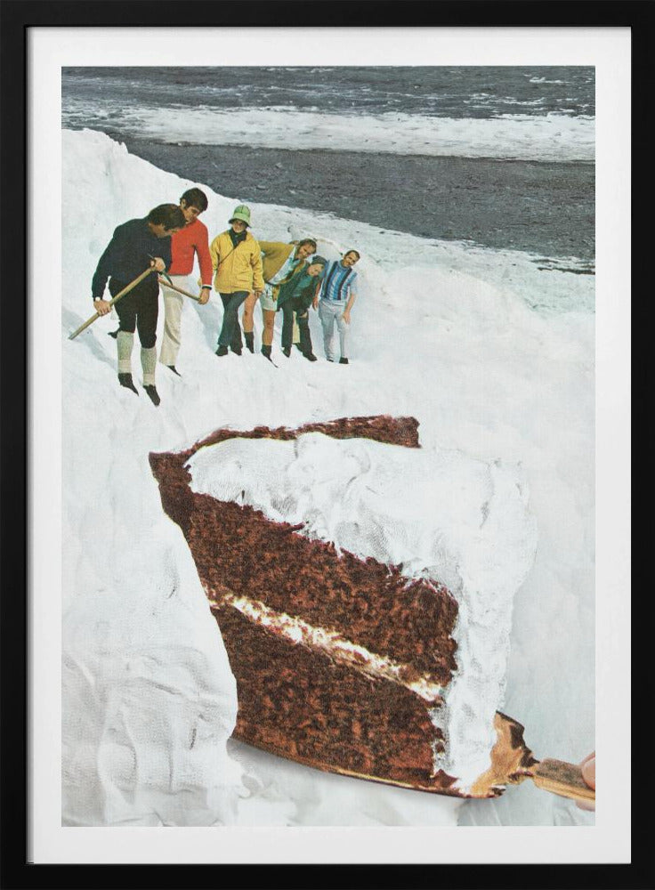 Gletsjerkalftaart - Dessert Sneeuwberg | Poster