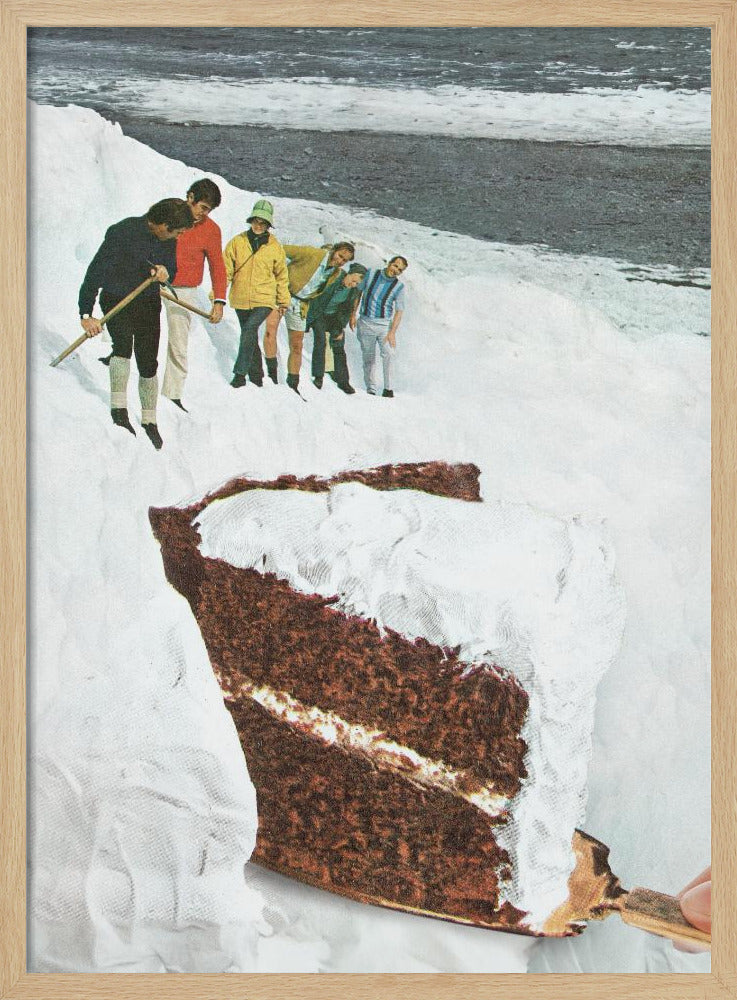 Gletsjerkalftaart - Dessert Sneeuwberg | Poster