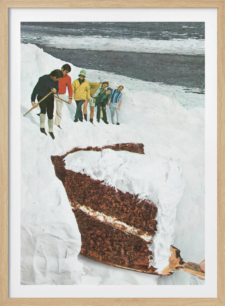 Gletsjerkalftaart - Dessert Sneeuwberg | Poster
