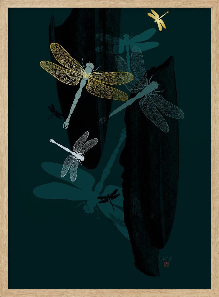 Middernachtlibellen | Poster