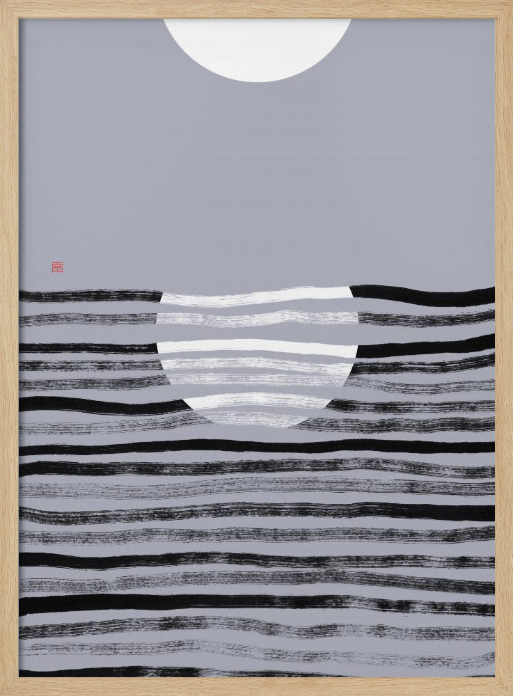 Verborgen Maan nr. 2 | Reflectie | Poster