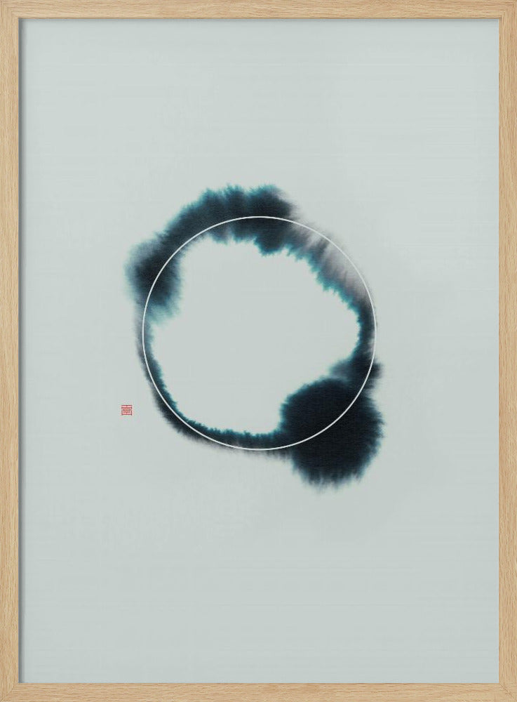 Cirkel nr. 2 | Blauw | Poster