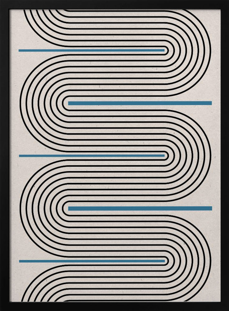Curved Lines Symphony | Poster