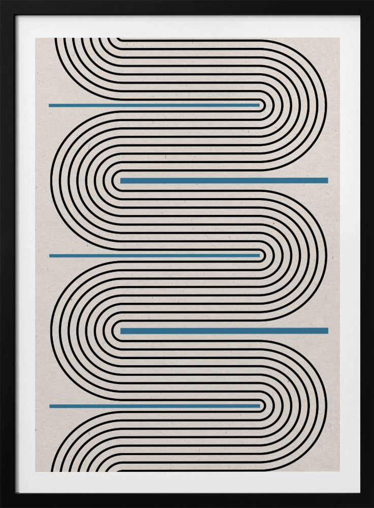Curved Lines Symphony | Poster