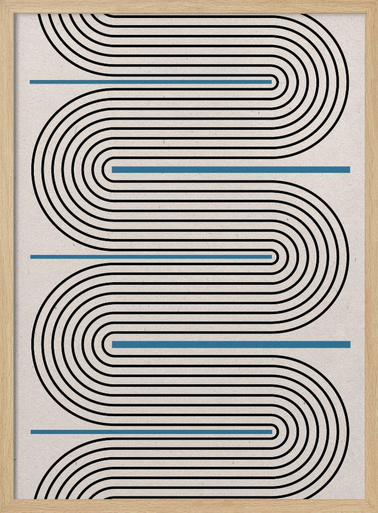 Curved Lines Symphony | Poster