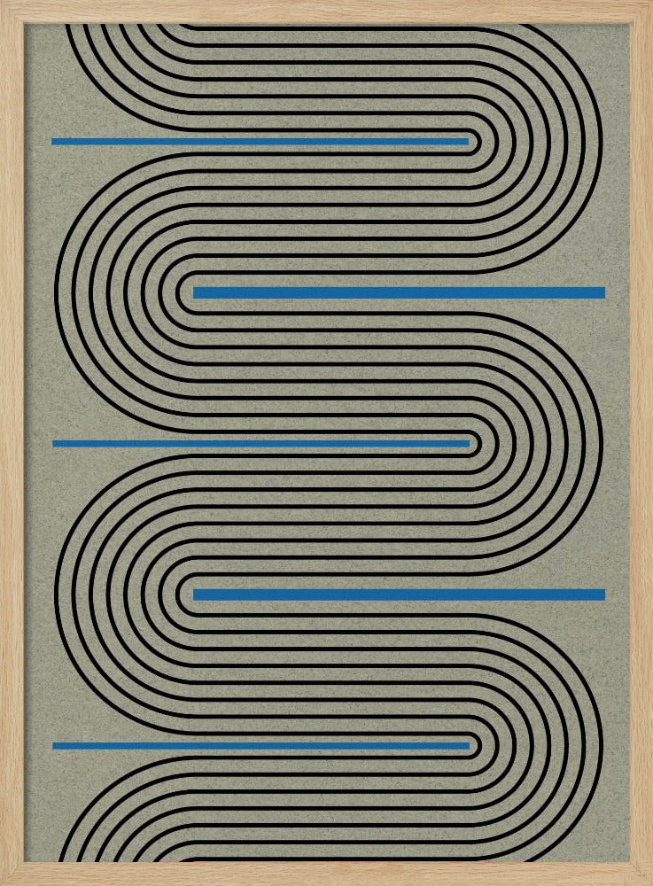 Curves & Lines Symphony | Poster