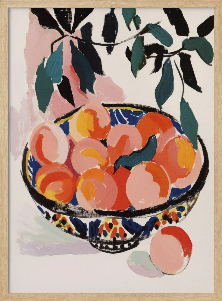 Kleurrijke fruitschaal | Poster