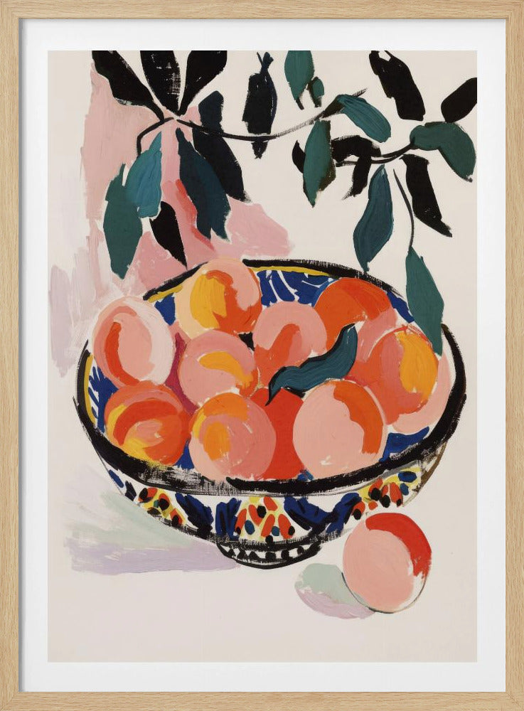Kleurrijke fruitschaal | Poster