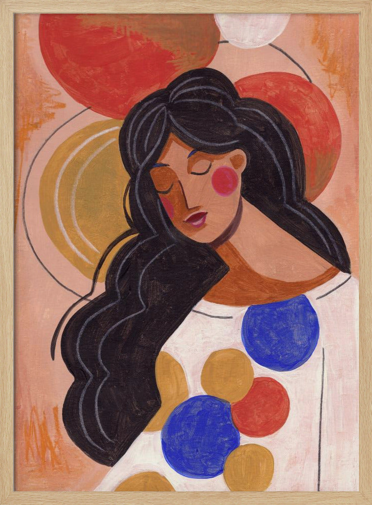Woman in Thoughts | Poster