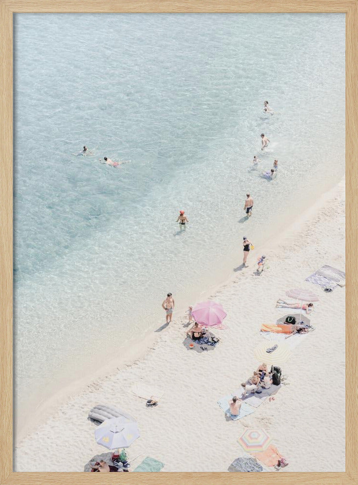Luchtfoto strand 2 | Poster