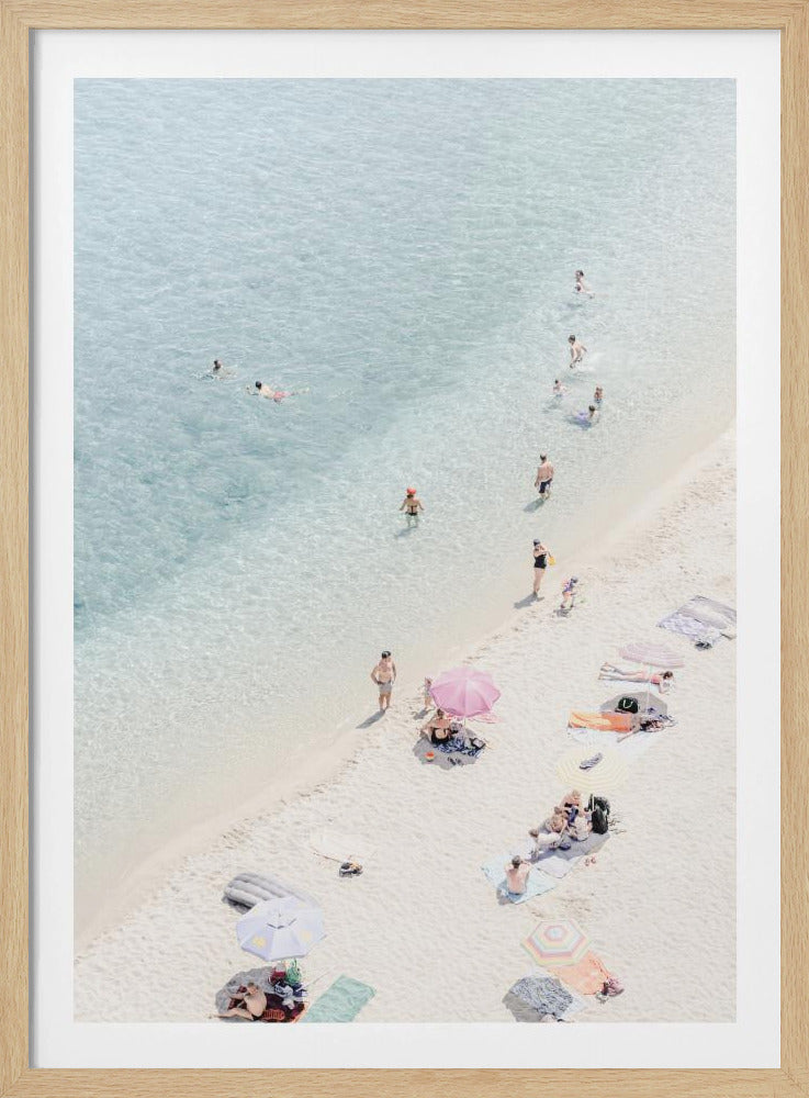 Luchtfoto strand 2 | Poster