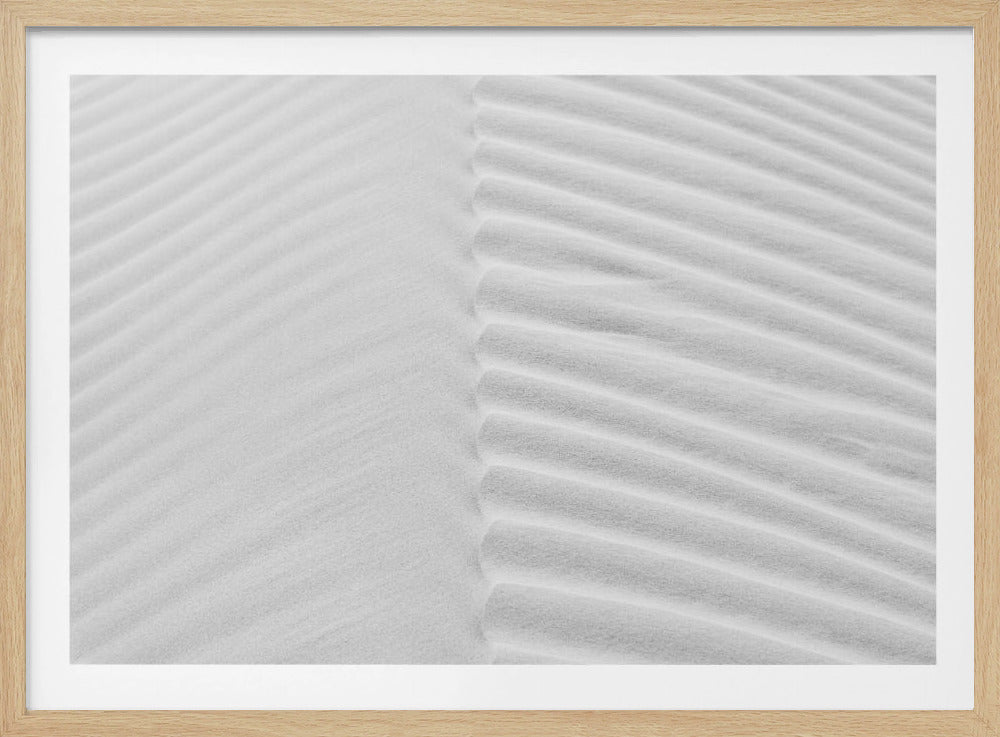 Minimalistische zandduin | Poster