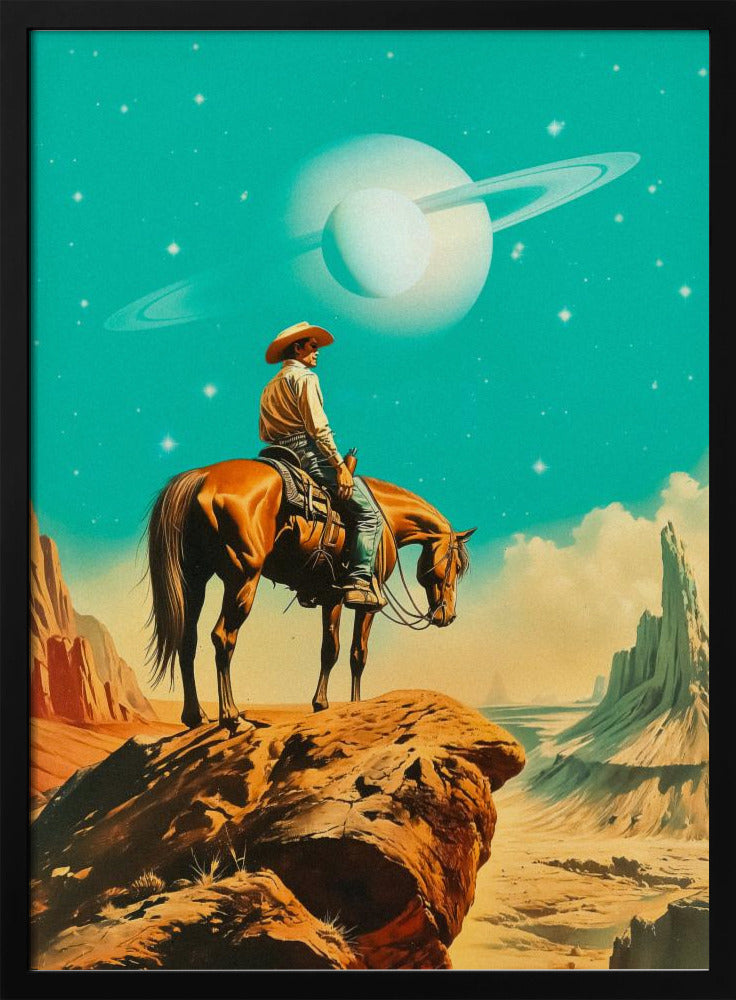Een westerse astronaut | Poster