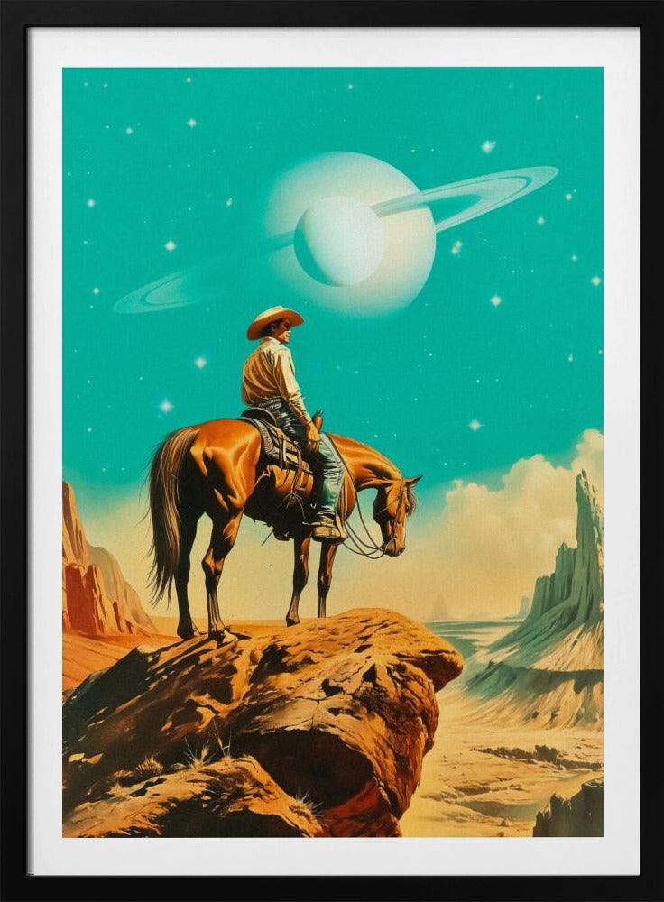 Een westerse astronaut | Poster