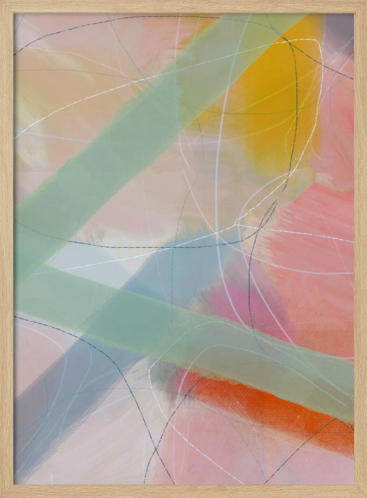 Soft Abstract Shapes 2 | Poster