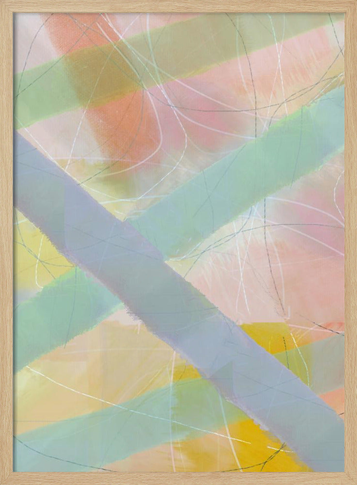Soft Abstract Shapes 3 | Poster