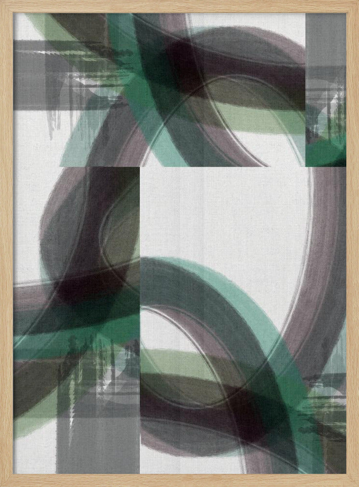 Green Curve 3 | Poster