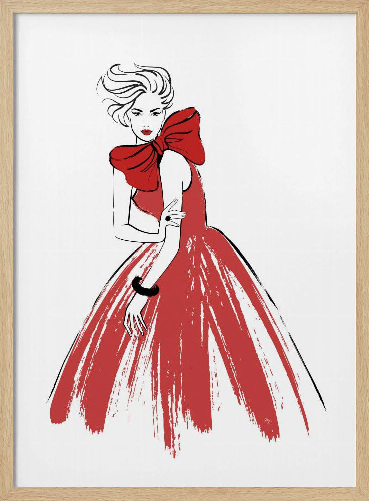 Rode Dame | Poster