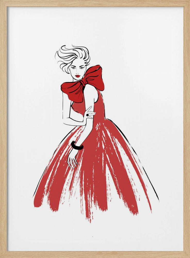 Rode Dame | Poster