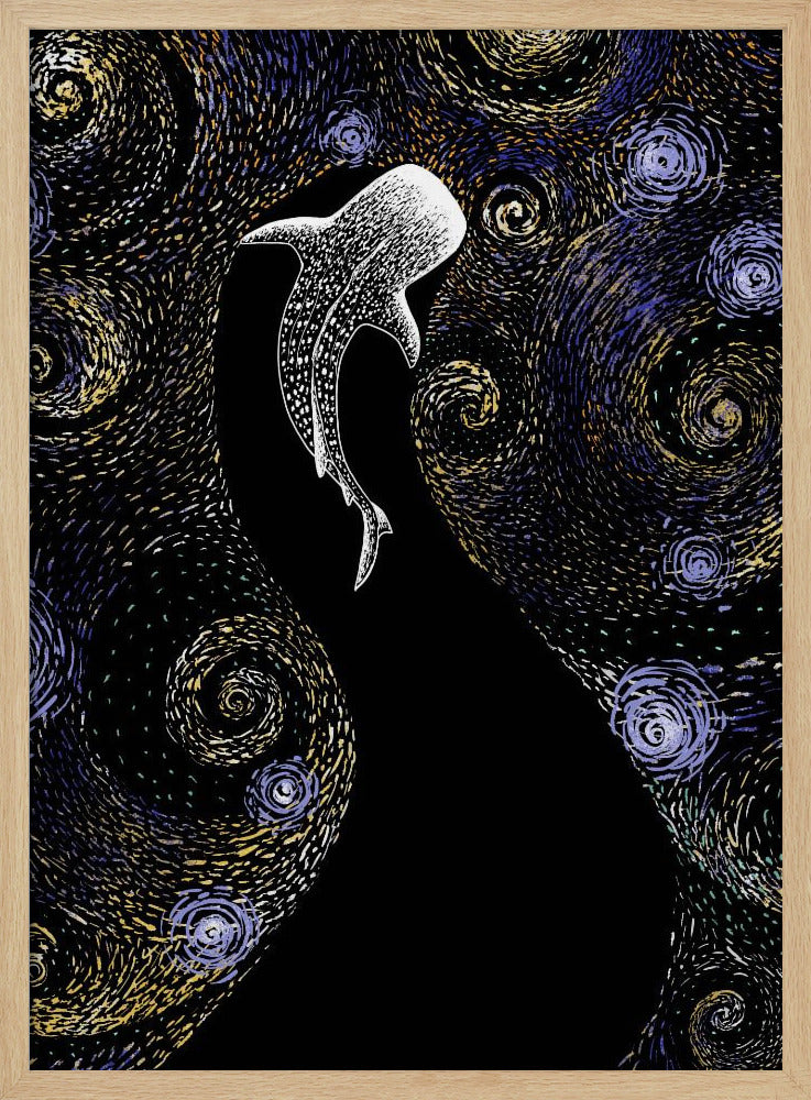 Sterreneter in Van Gogh-stijl | Poster