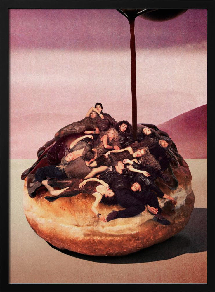 Surrealistische decadente donut | Poster
