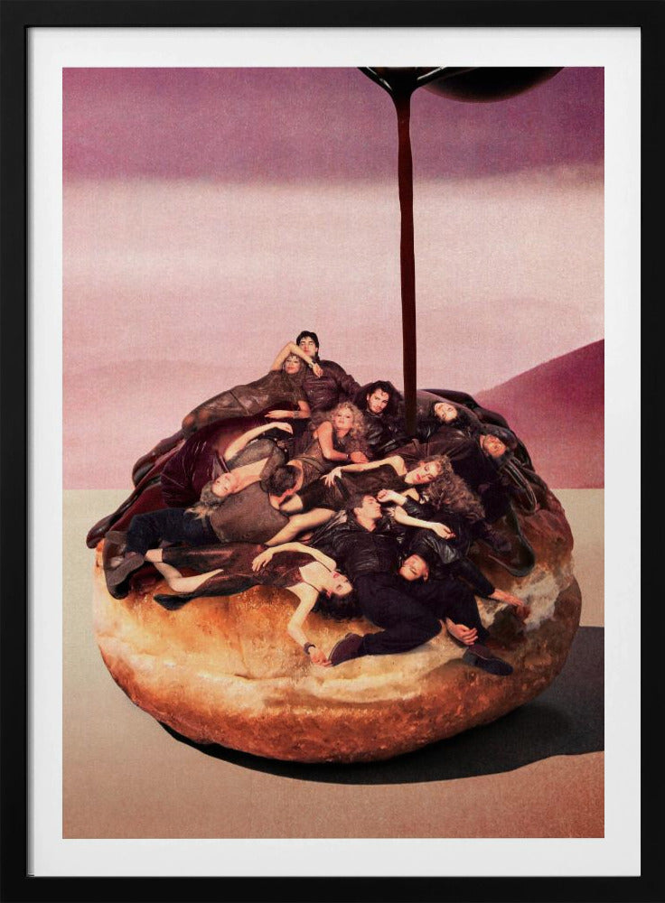 Surrealistische decadente donut | Poster