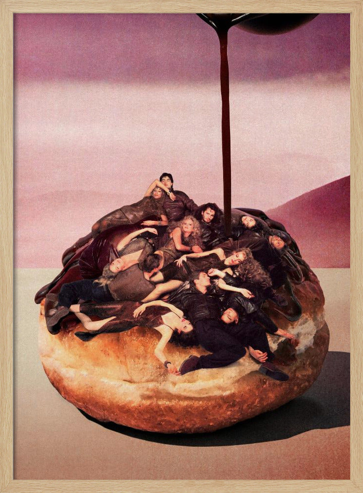 Surrealistische decadente donut | Poster