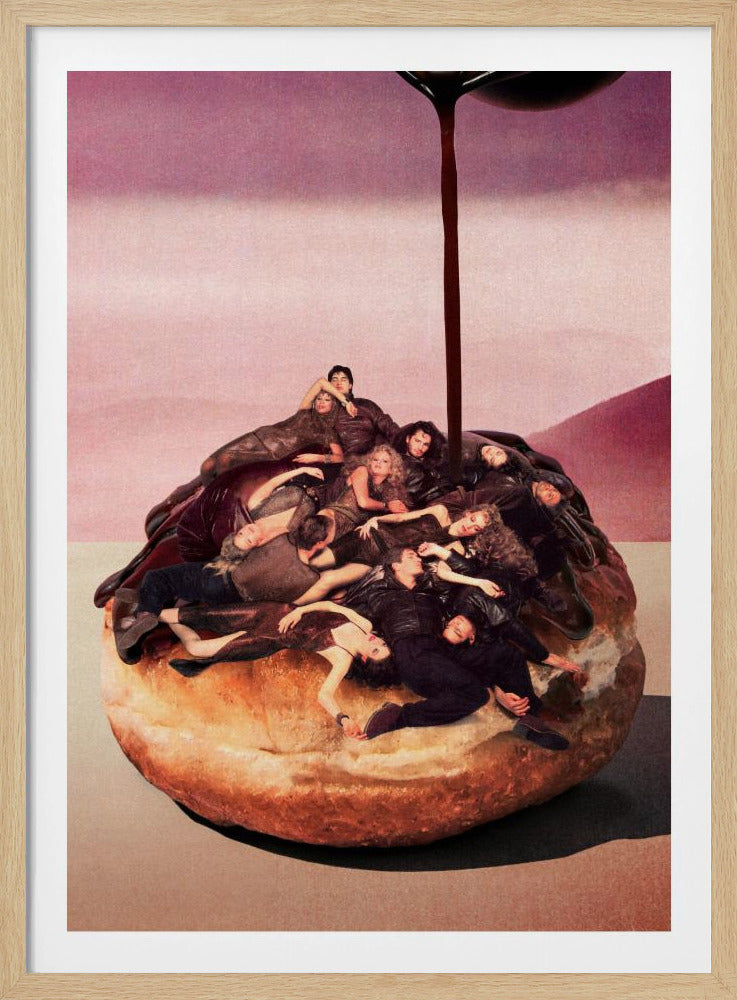 Surrealistische decadente donut | Poster