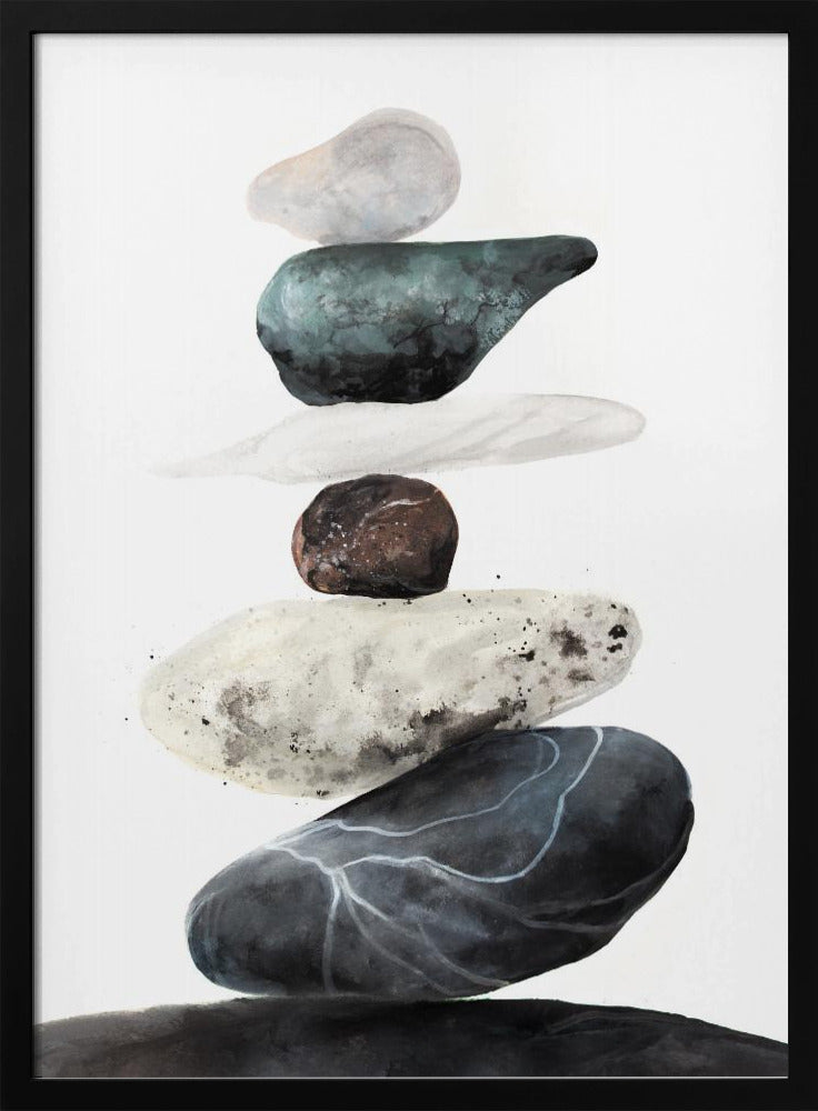 Stenen van het strand | Poster