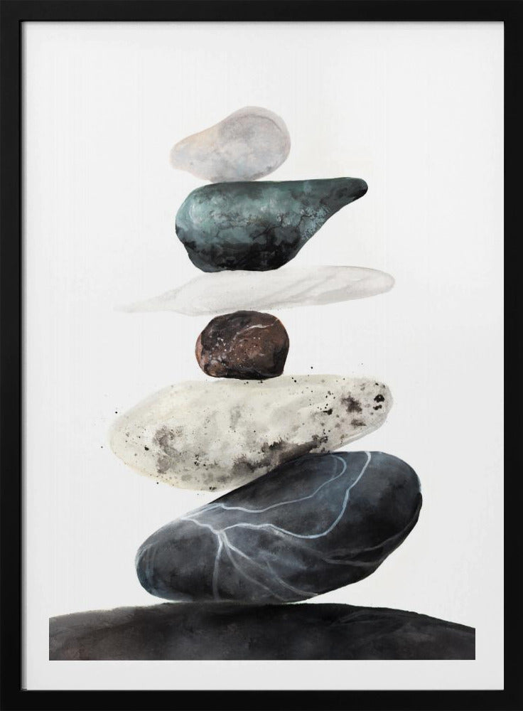 Stenen van het strand | Poster
