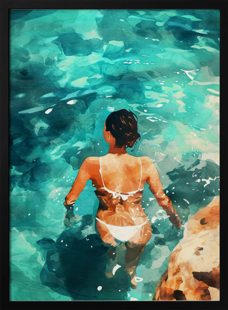 Portret van een vrouw 38 | Poster