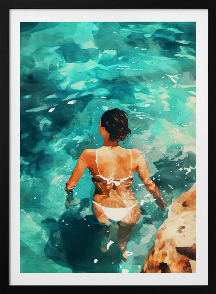 Portret van een vrouw 38 | Poster