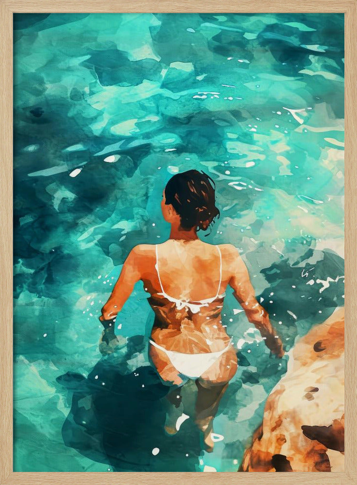 Portret van een vrouw 38 | Poster