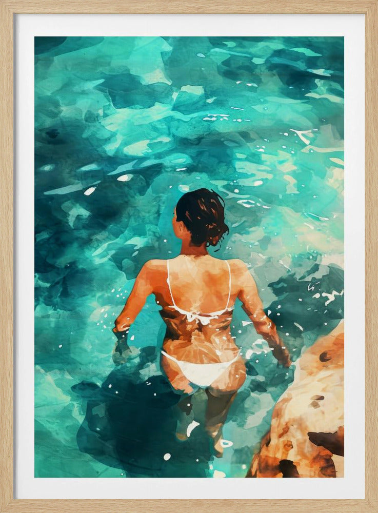 Portret van een vrouw 38 | Poster