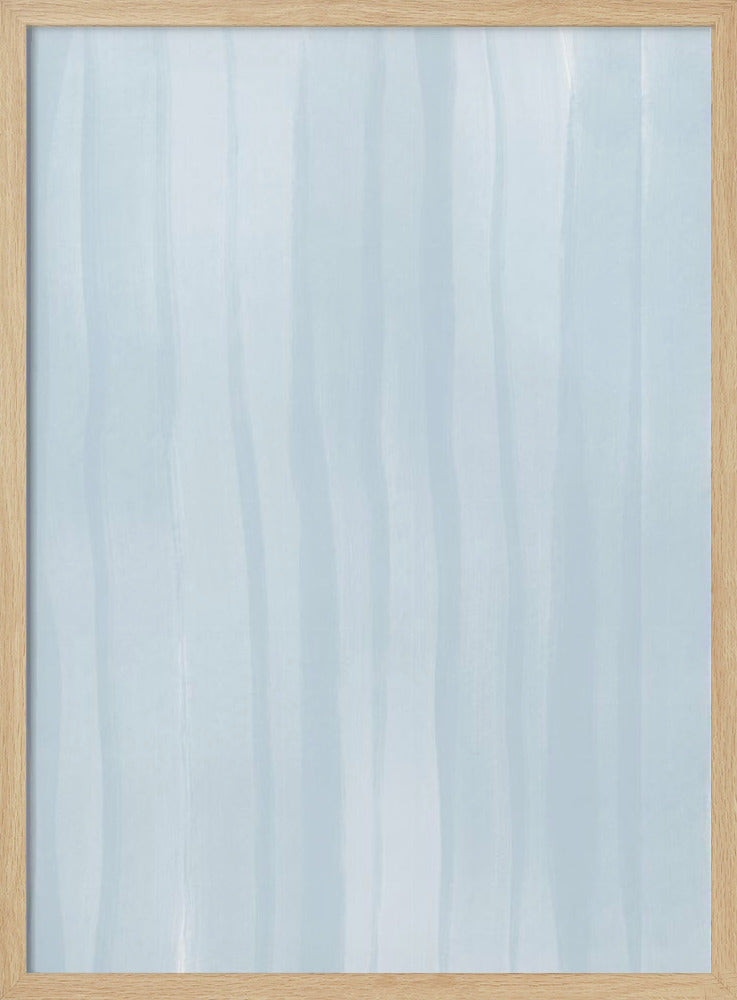 Blauwe lijnen op een bleke achtergrond | Poster