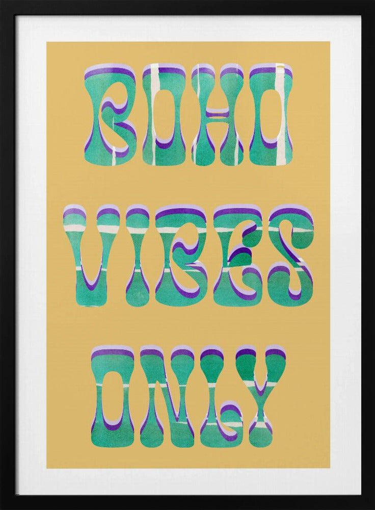 Alleen Boho Vibes | Poster