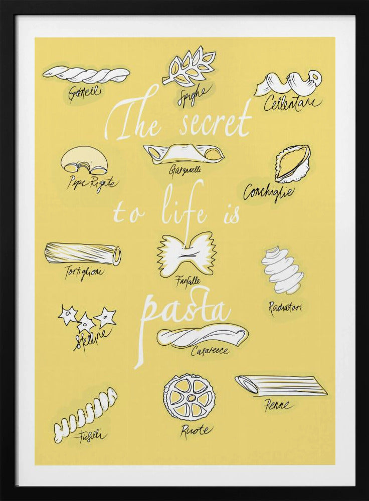 Het geheim van het leven is pasta | Poster