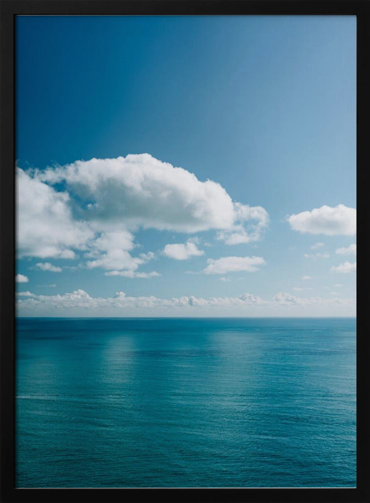 Amalfikust met uitzicht op de oceaan V | Poster