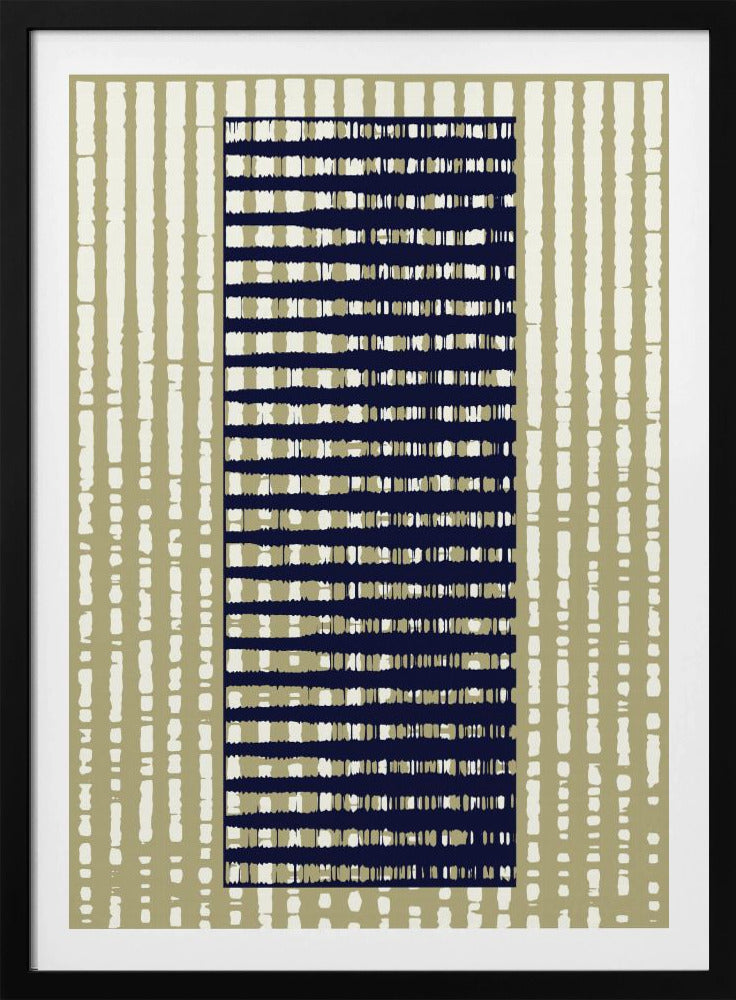 Geometrisch patroon met verticale strepen | Poster