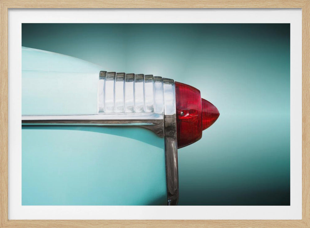 Amerikaanse klassieke auto Super 88 1953 Achterkant | Poster