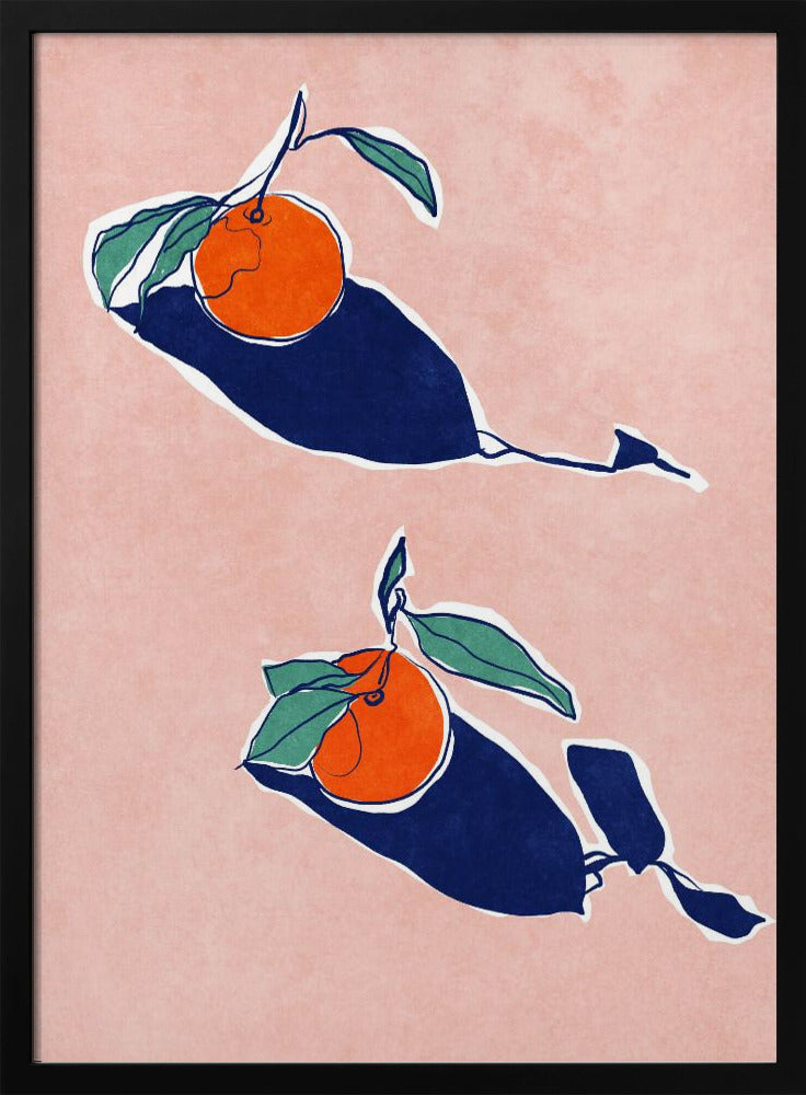 Abstract Oranges | Poster