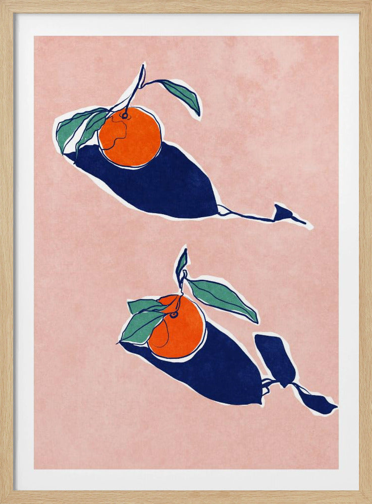 Abstract Oranges | Poster