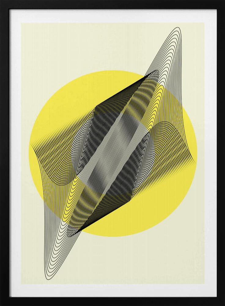Abstract golvenlandschap | Poster